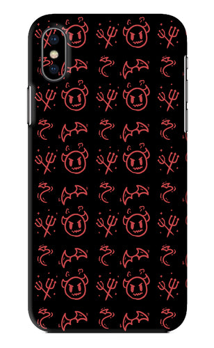 Devil iPhone XS Back Skin Wrap