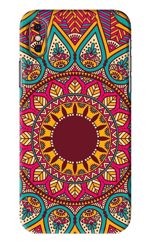 Mandala Pattern 1 iPhone XS Back Skin Wrap