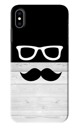 Mustache iPhone XS Max Back Skin Wrap