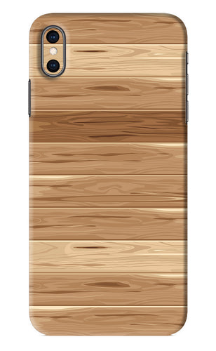 Wooden Vector iPhone XS Max Back Skin Wrap