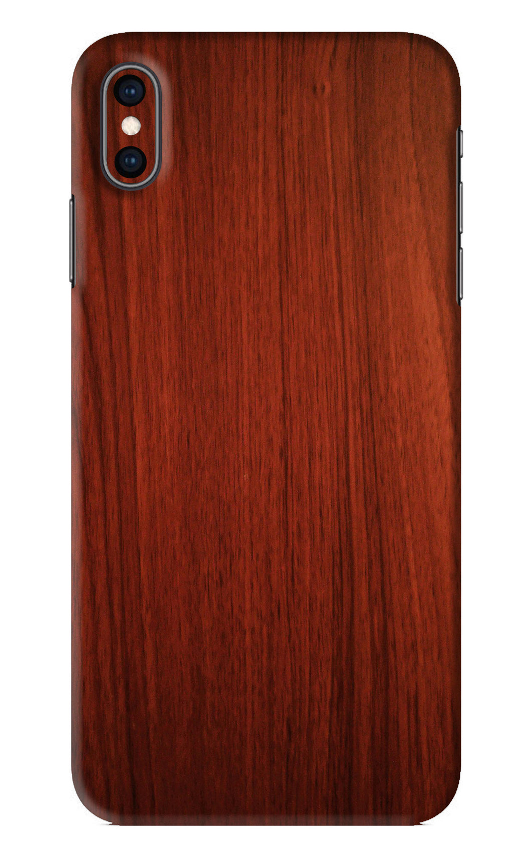 Wooden Plain Pattern iPhone XS Max Back Skin Wrap
