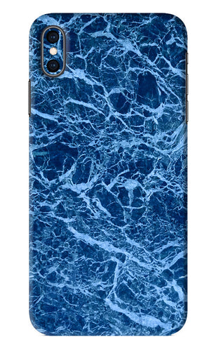 Blue Marble iPhone XS Max Back Skin Wrap