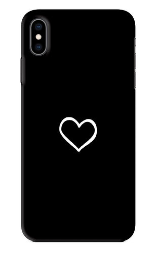 Heart iPhone XS Max Back Skin Wrap