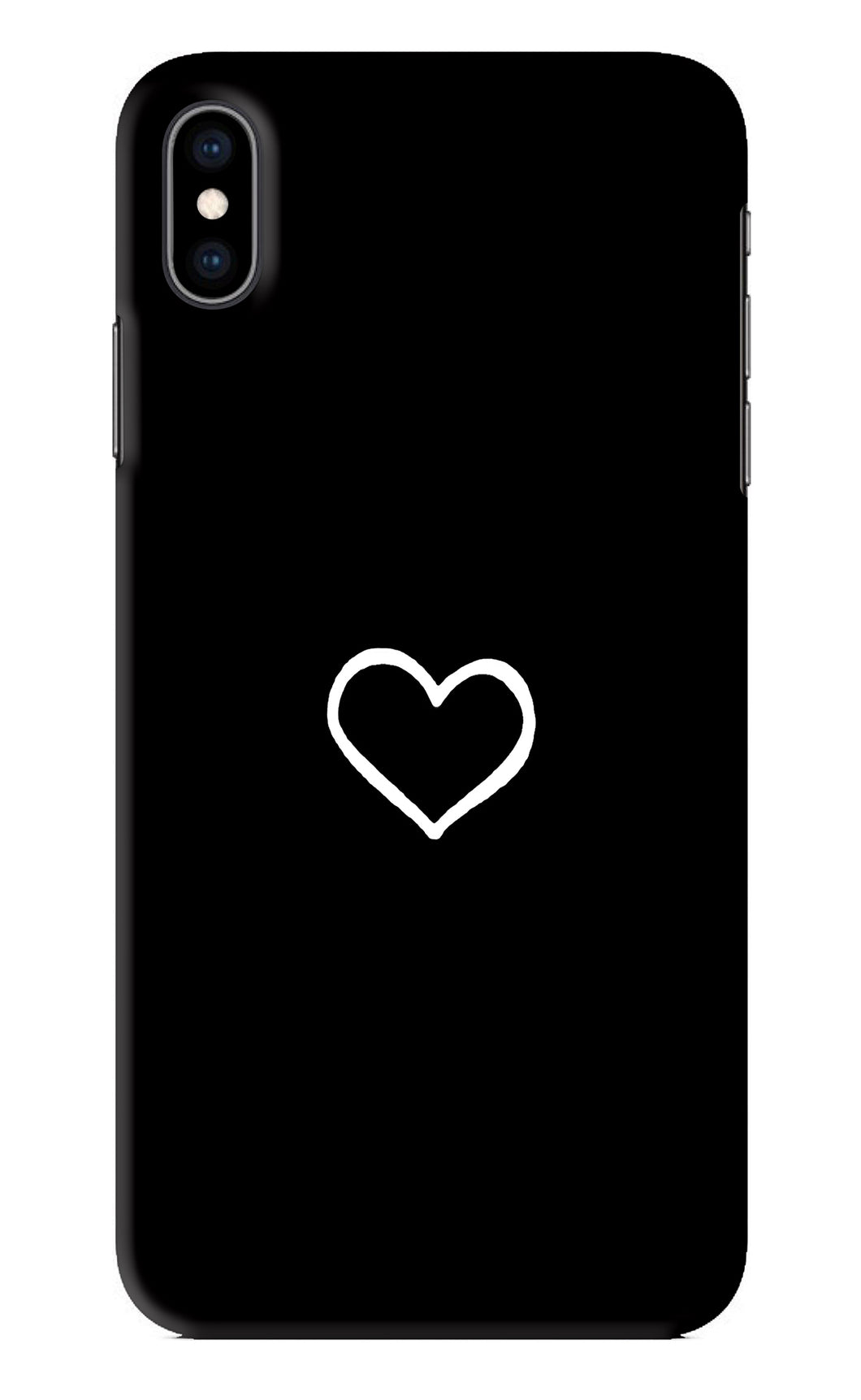 Heart iPhone XS Max Back Skin Wrap