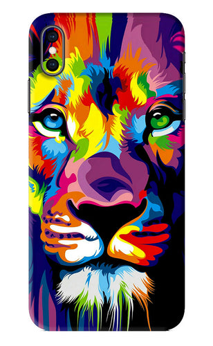 Lion iPhone XS Max Back Skin Wrap