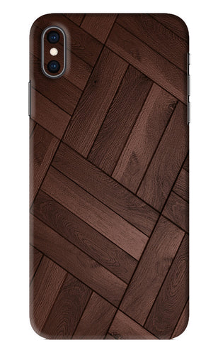 Wooden Texture Design iPhone XS Max Back Skin Wrap