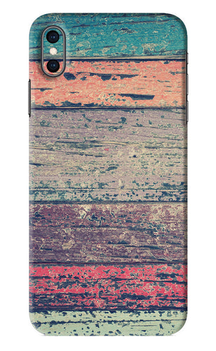 Colourful Wall iPhone XS Max Back Skin Wrap