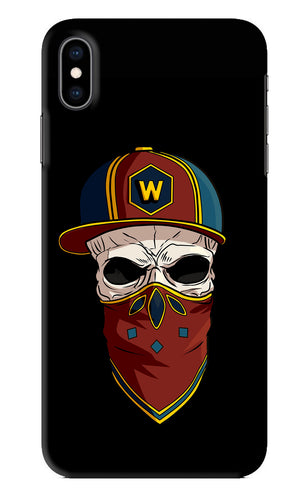 Skull iPhone XS Max Back Skin Wrap