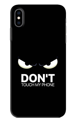 Don'T Touch My Phone iPhone XS Max Back Skin Wrap