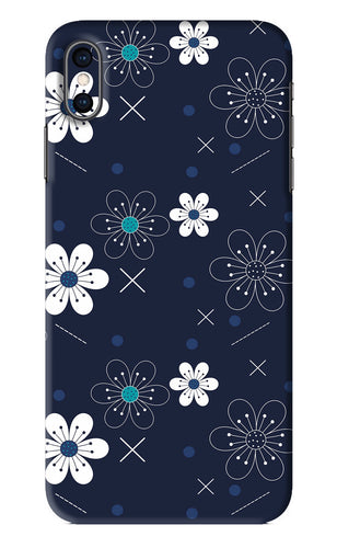 Flowers 4 iPhone XS Max Back Skin Wrap