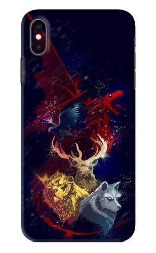 Game Of Thrones iPhone XS Max Back Skin Wrap
