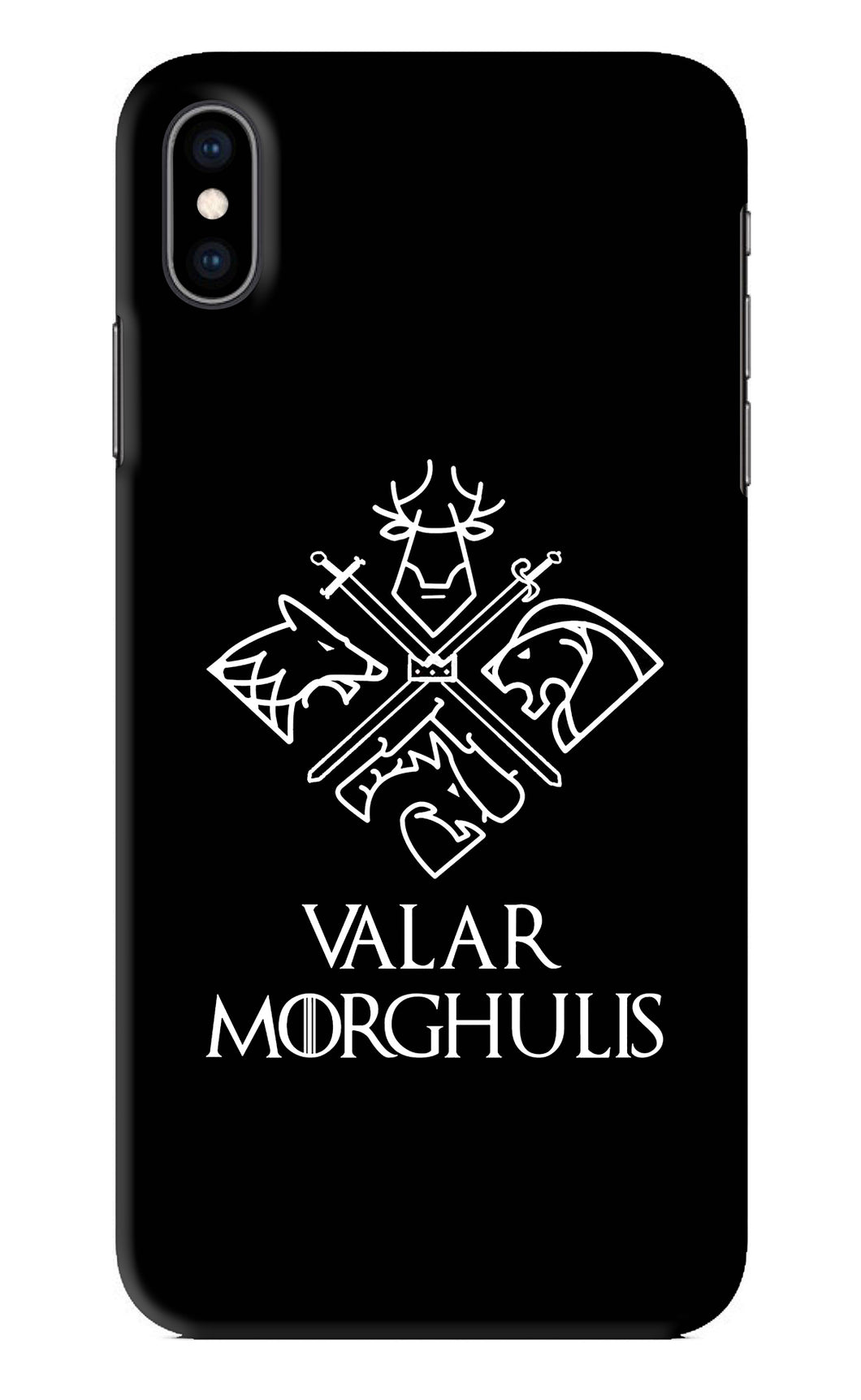 Valar Morghulis | Game Of Thrones iPhone XS Max Back Skin Wrap