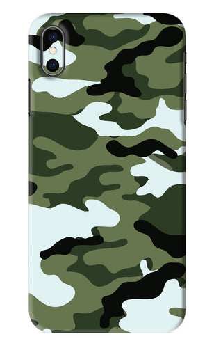 Camouflage 1 iPhone XS Max Back Skin Wrap