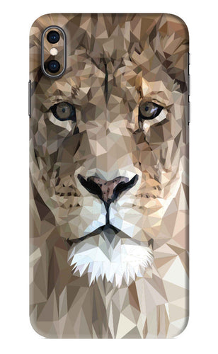 Lion Art iPhone XS Max Back Skin Wrap