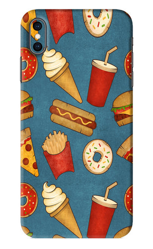 Foodie iPhone XS Max Back Skin Wrap