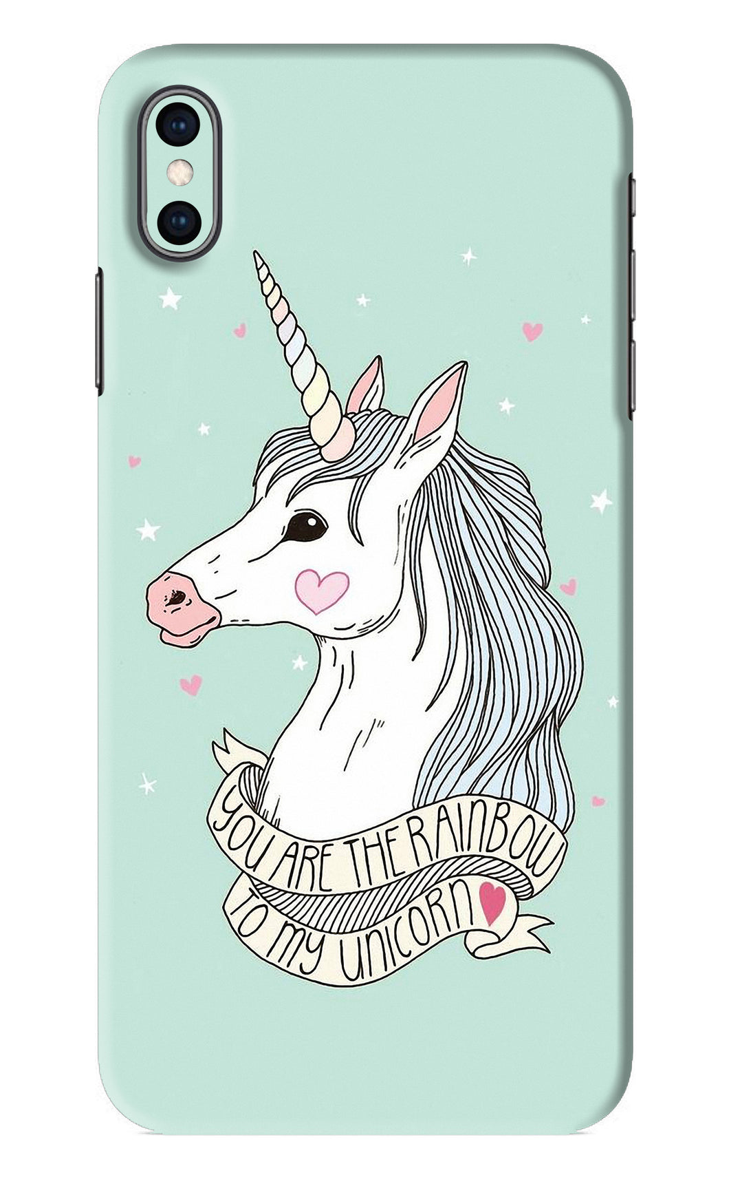 Unicorn Wallpaper iPhone XS Max Back Skin Wrap