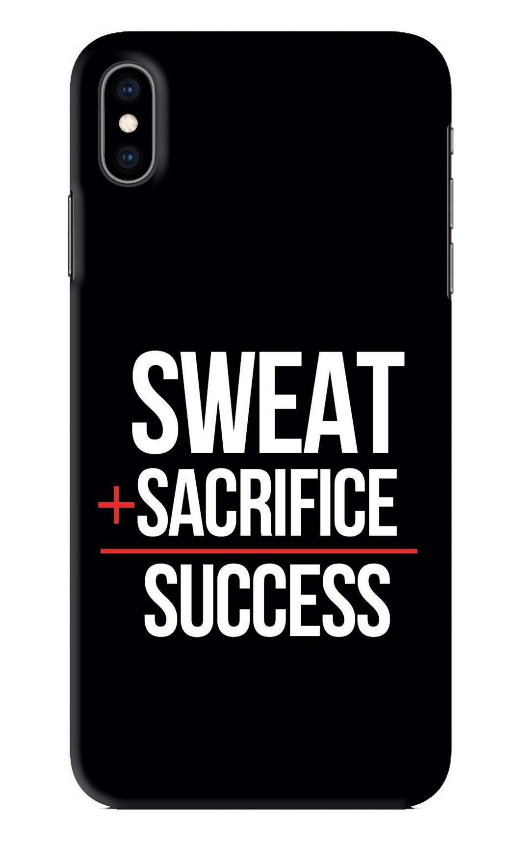 Sweat Sacrifice Success iPhone XS Max Back Skin Wrap