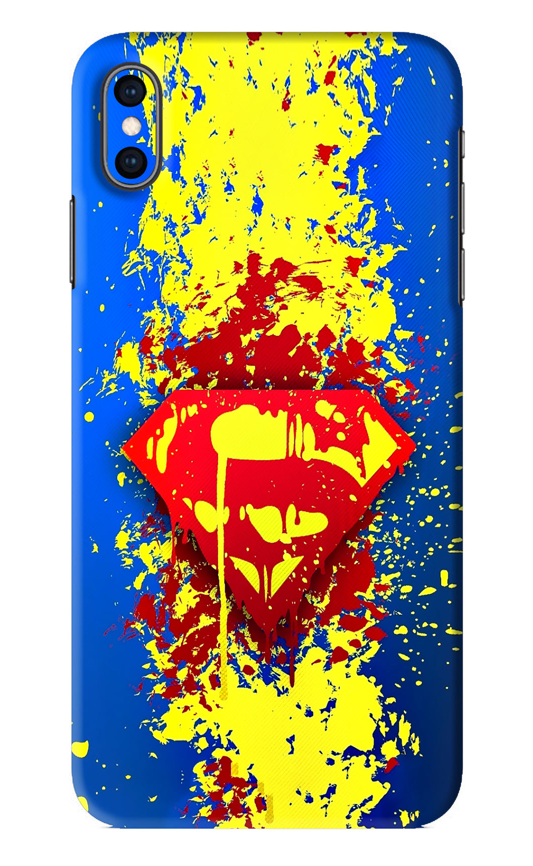 Superman logo iPhone XS Max Back Skin Wrap