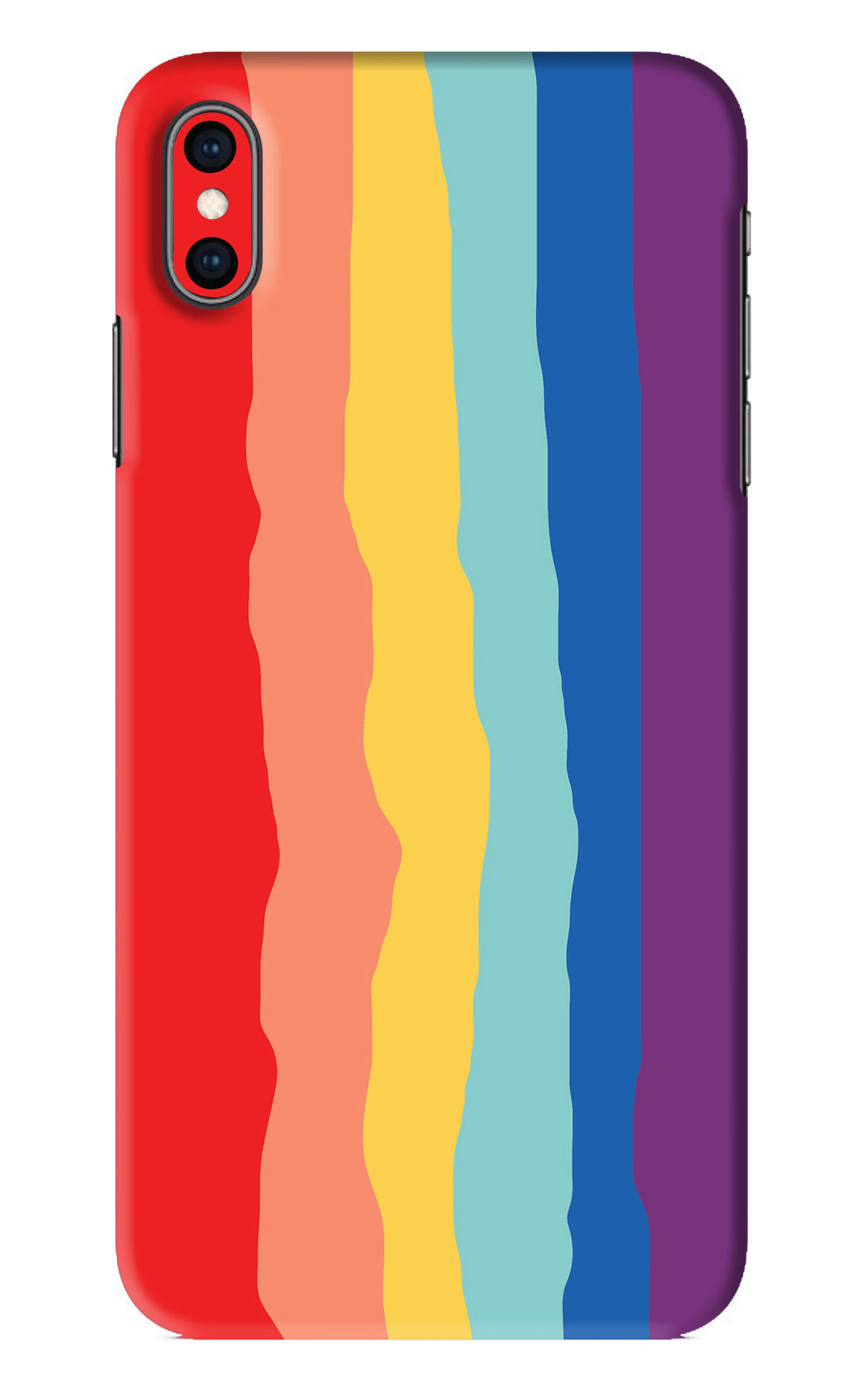 Rainbow iPhone XS Max Back Skin Wrap