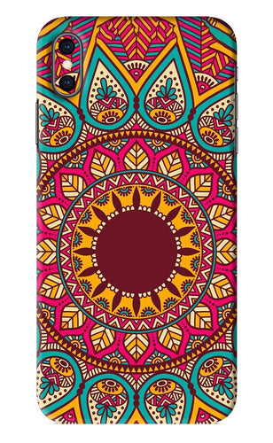 Mandala Pattern 1 iPhone XS Max Back Skin Wrap