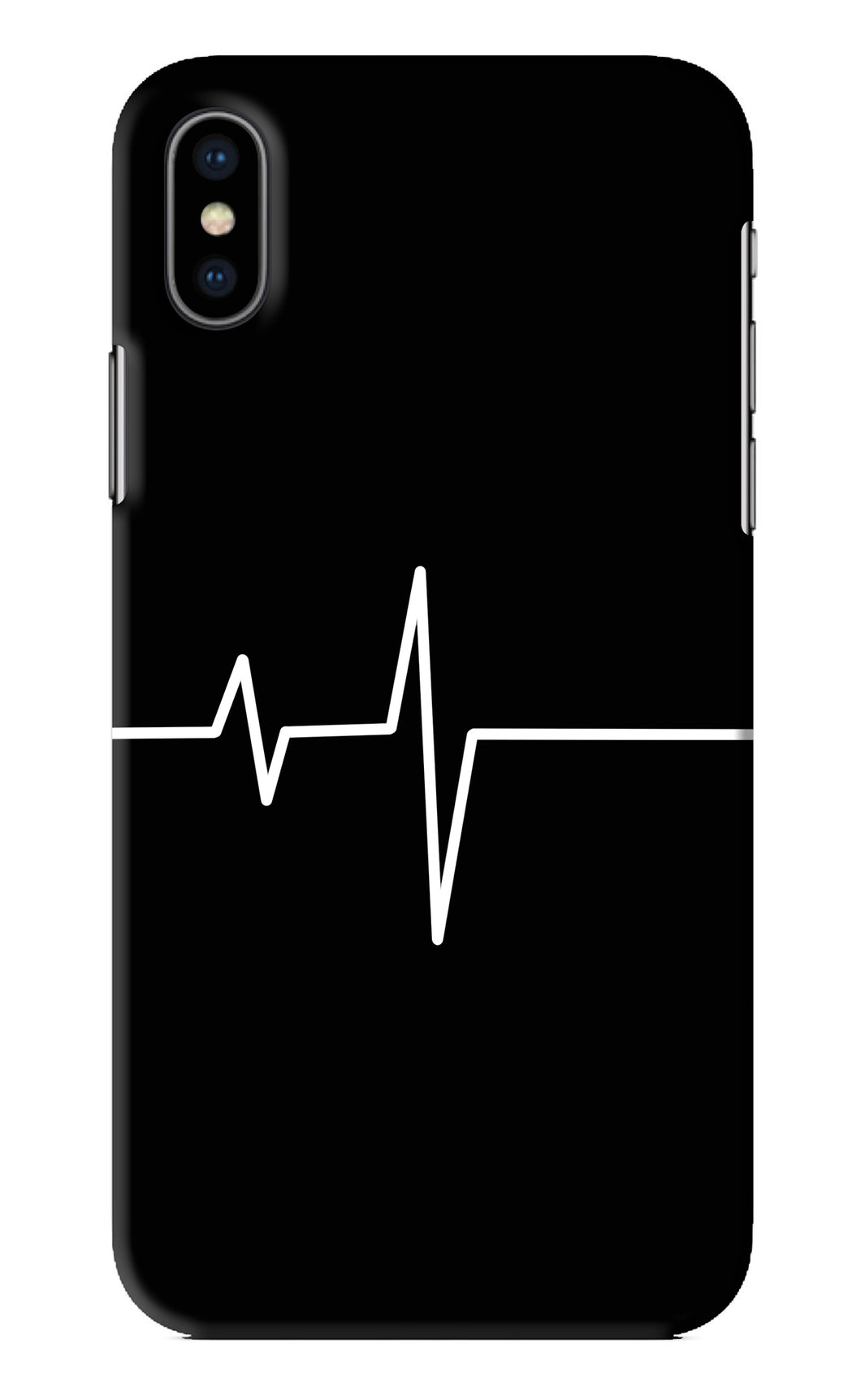 Heart Beats iPhone X Back Skin Wrap