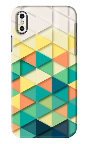 Abstract 1 iPhone X Back Skin Wrap