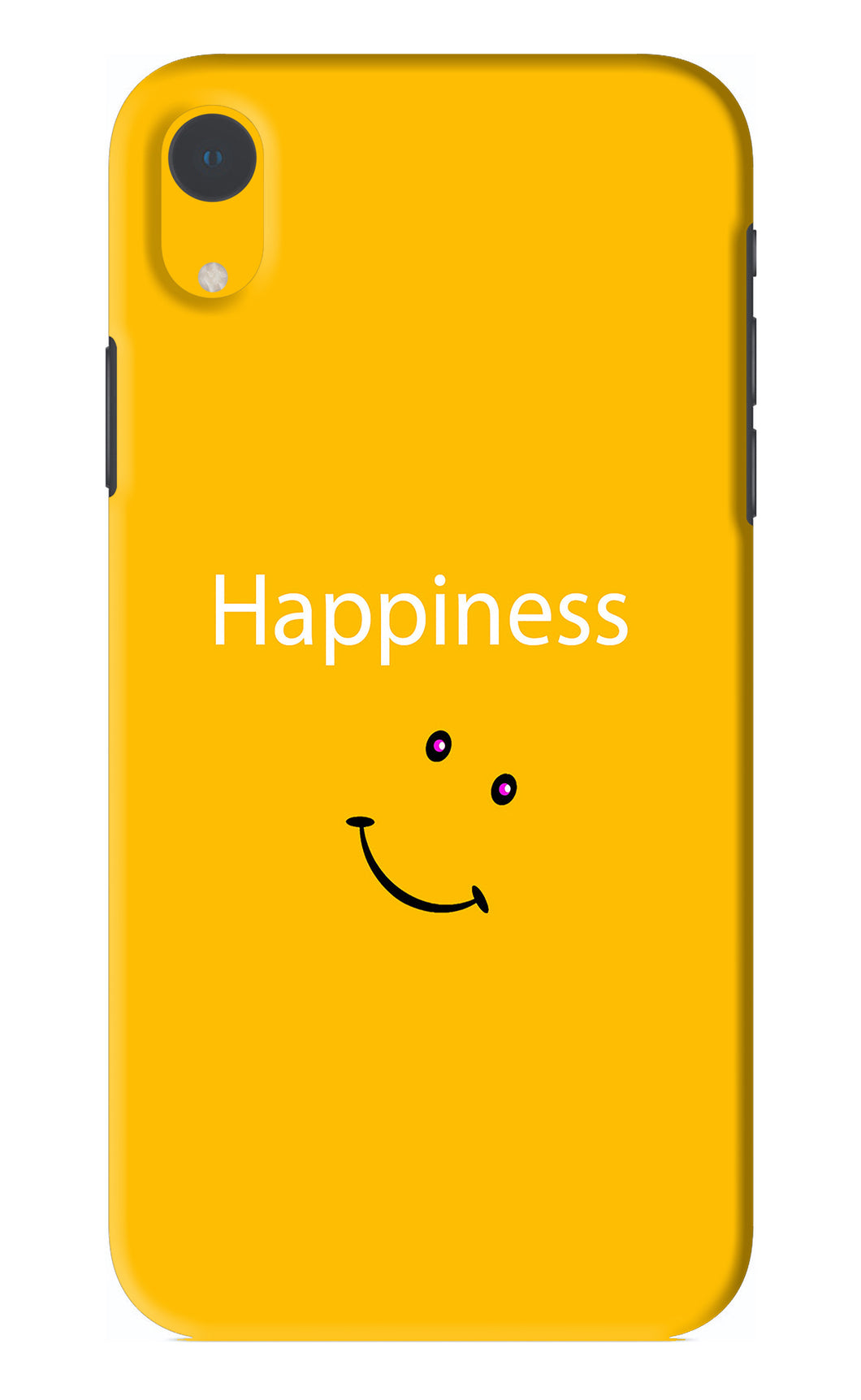 Happiness With Smiley iPhone XR Back Skin Wrap