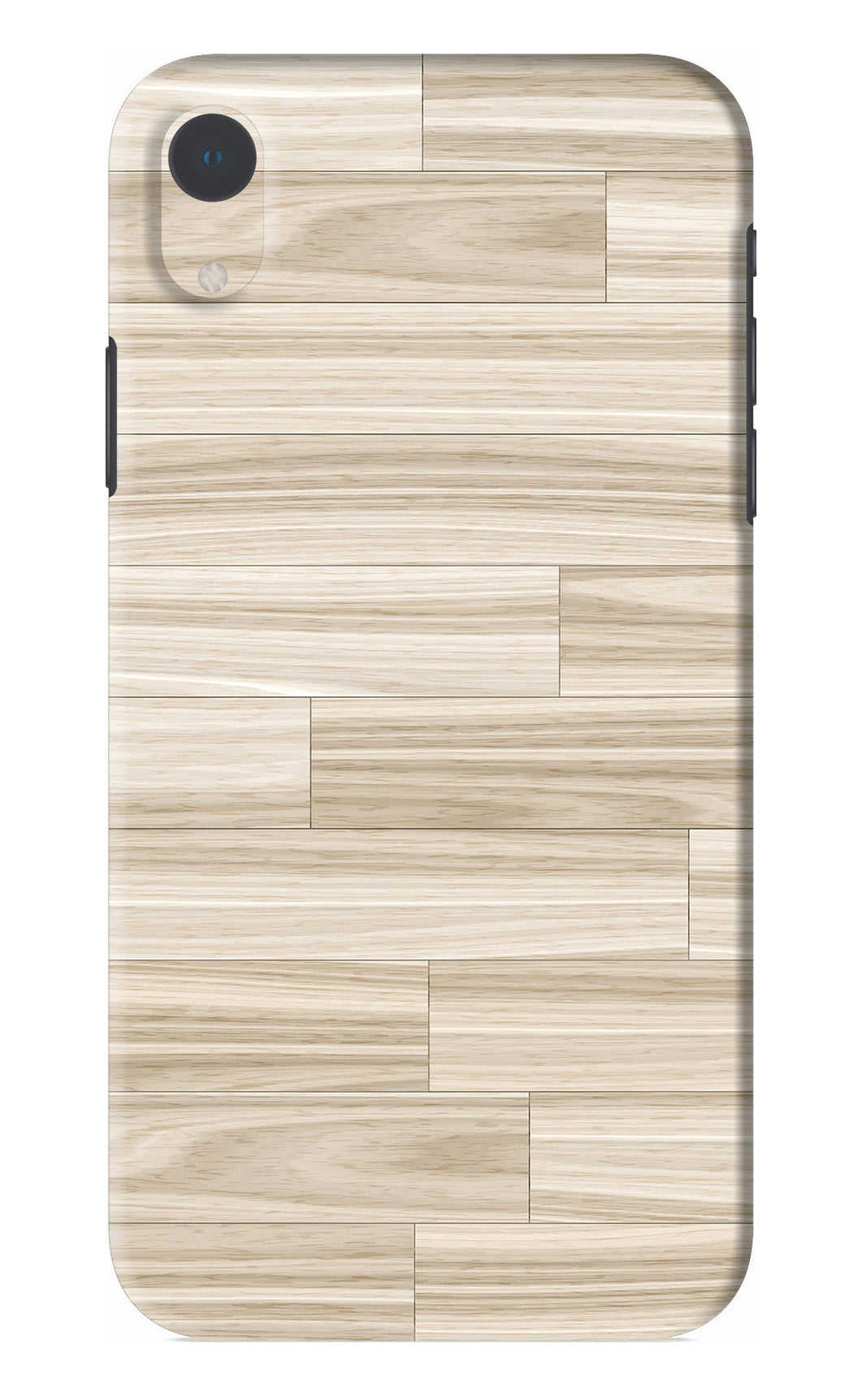 Wooden Art Texture iPhone XR Back Skin Wrap