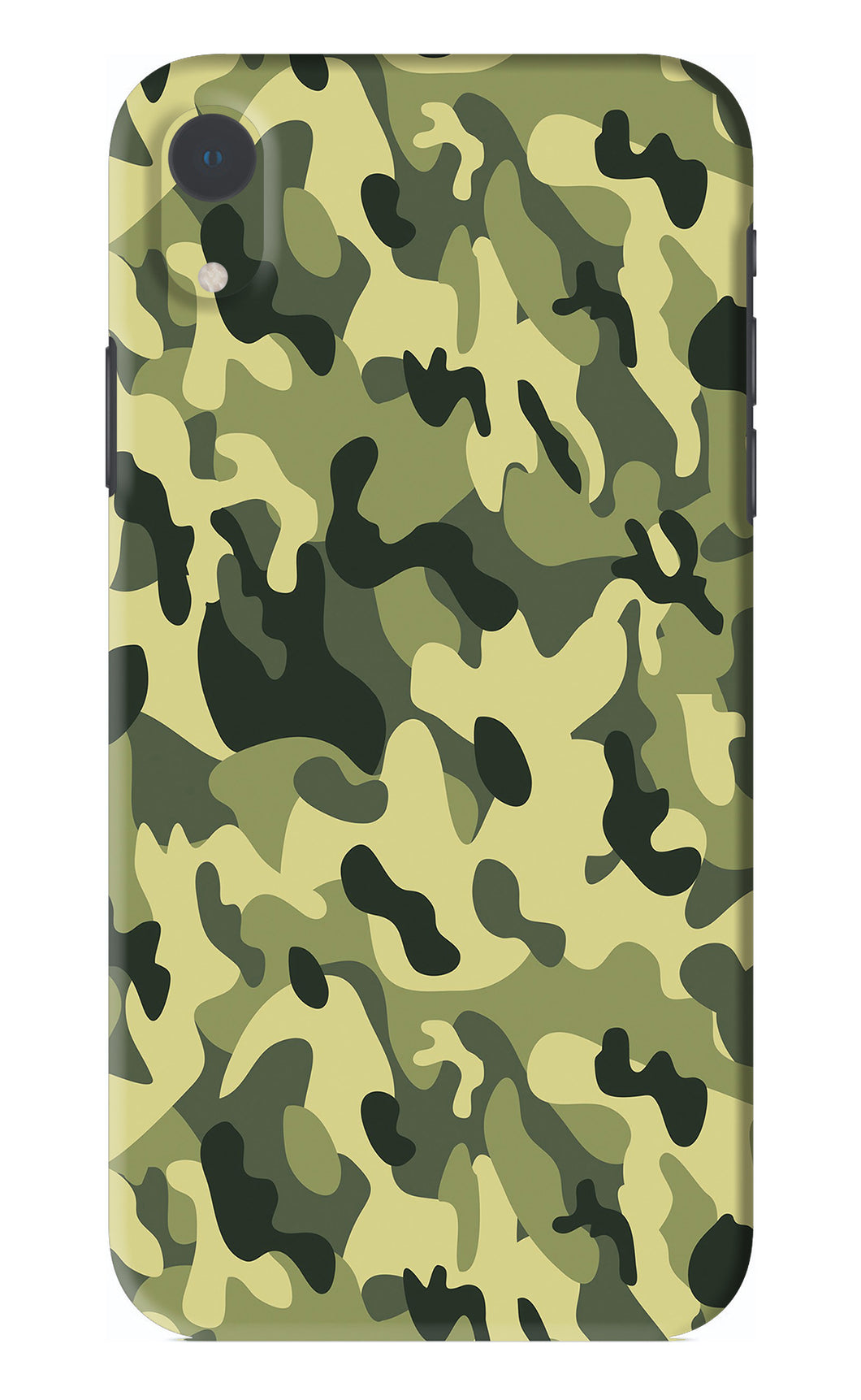 Camouflage iPhone XR Back Skin Wrap