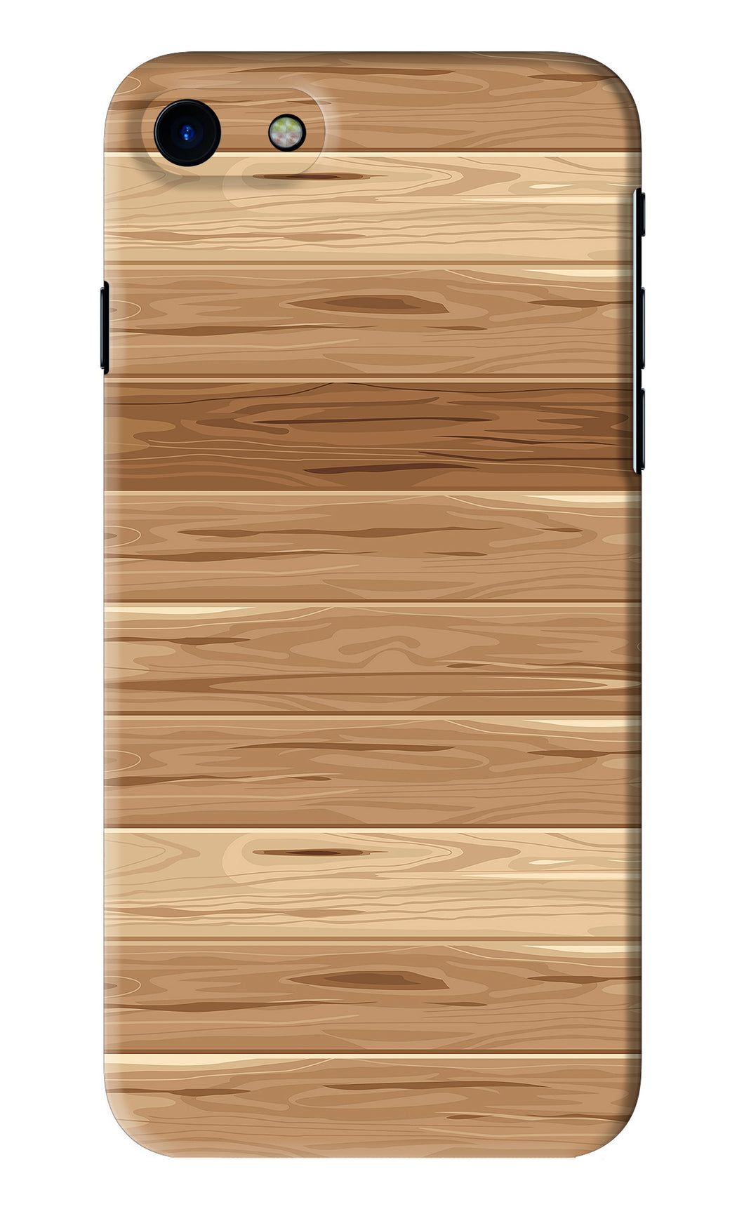 Wooden Vector iPhone SE 2020 Back Skin Wrap