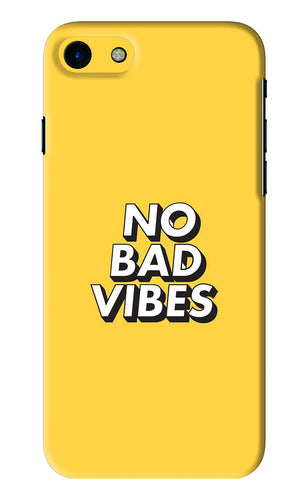 No Bad Vibes iPhone SE 2020 Back Skin Wrap