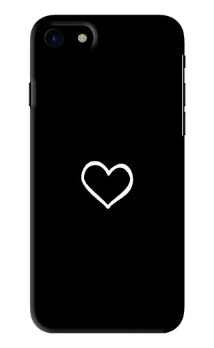 Heart iPhone SE 2020 Back Skin Wrap