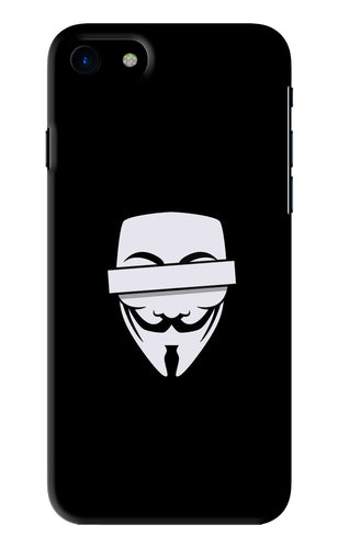Anonymous Face iPhone SE 2020 Back Skin Wrap