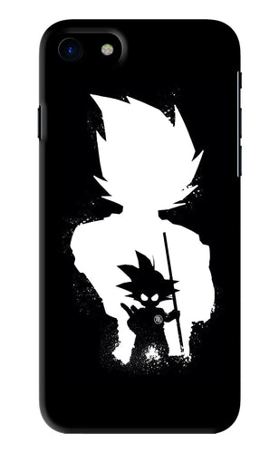 Goku Shadow iPhone SE 2020 Back Skin Wrap