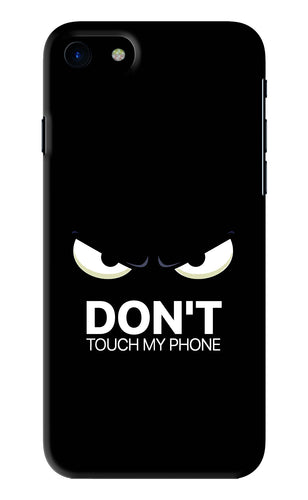 Don'T Touch My Phone iPhone SE 2020 Back Skin Wrap