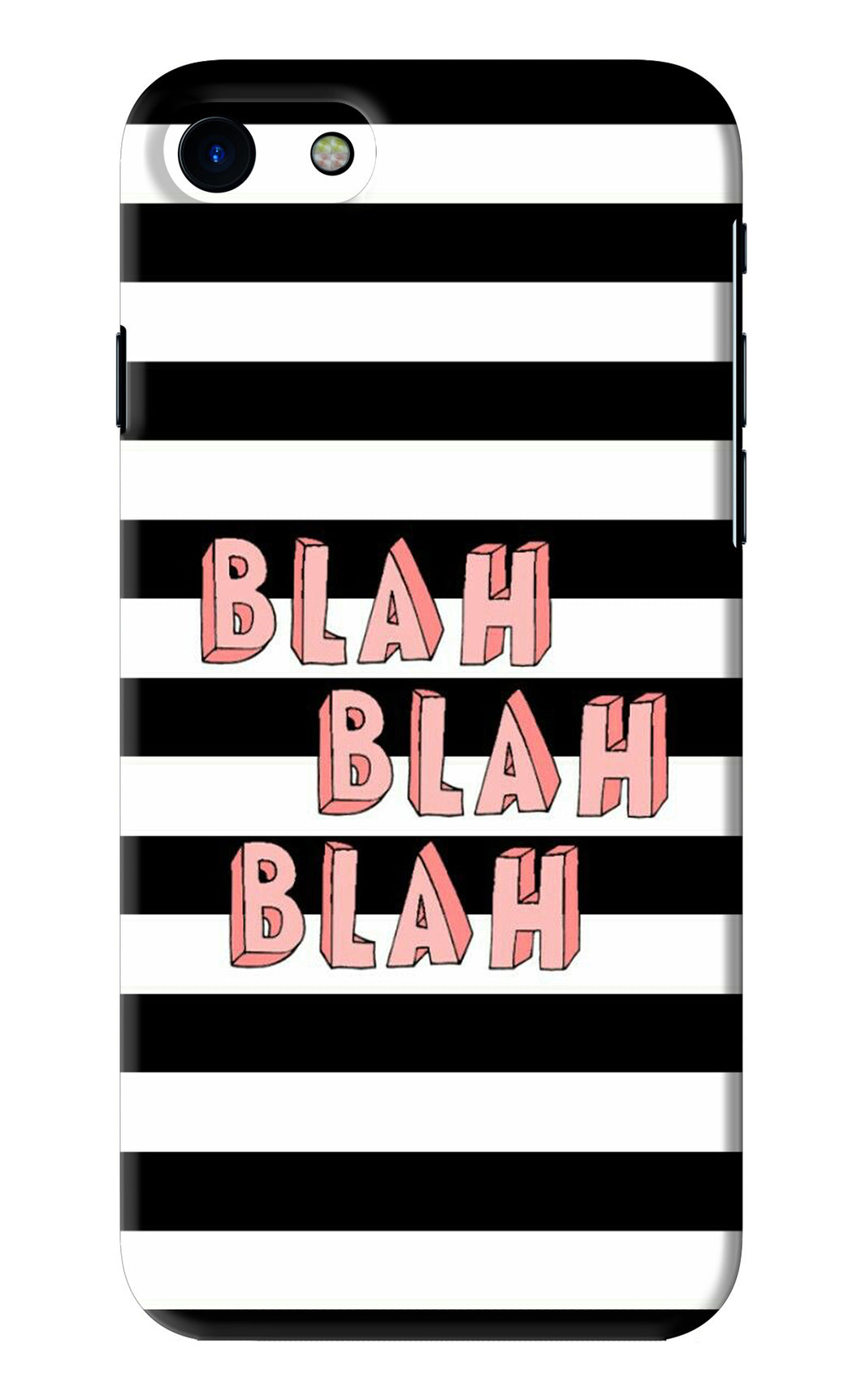 Blah Blah Blah iPhone SE 2020 Back Skin Wrap