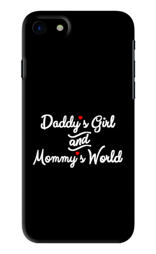 Daddy's Girl and Mommy's World iPhone SE 2020 Back Skin Wrap
