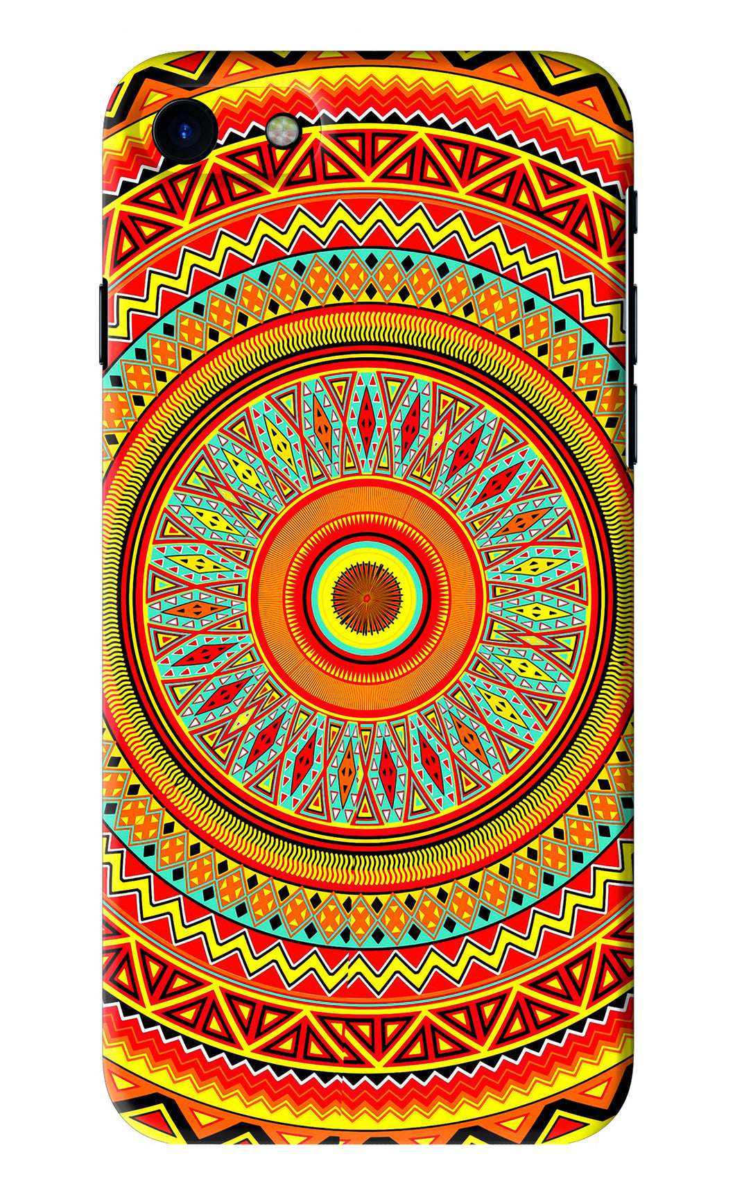 Mandala Pattern iPhone SE 2020 Back Skin Wrap