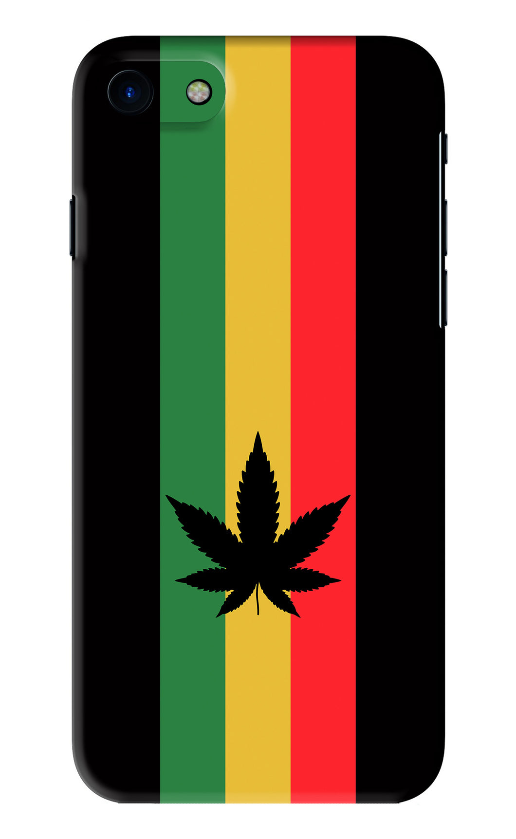 Weed Flag iPhone SE 2020 Back Skin Wrap