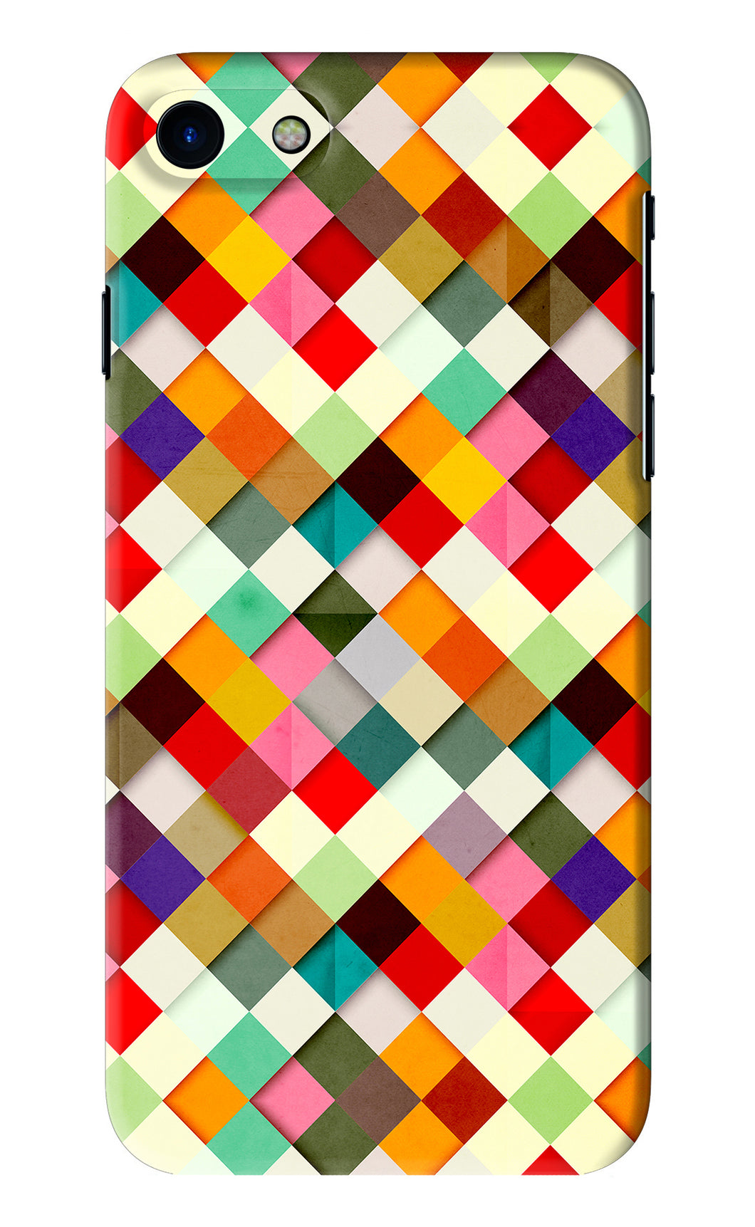Geometric Abstract Colorful iPhone 8 Back Skin Wrap