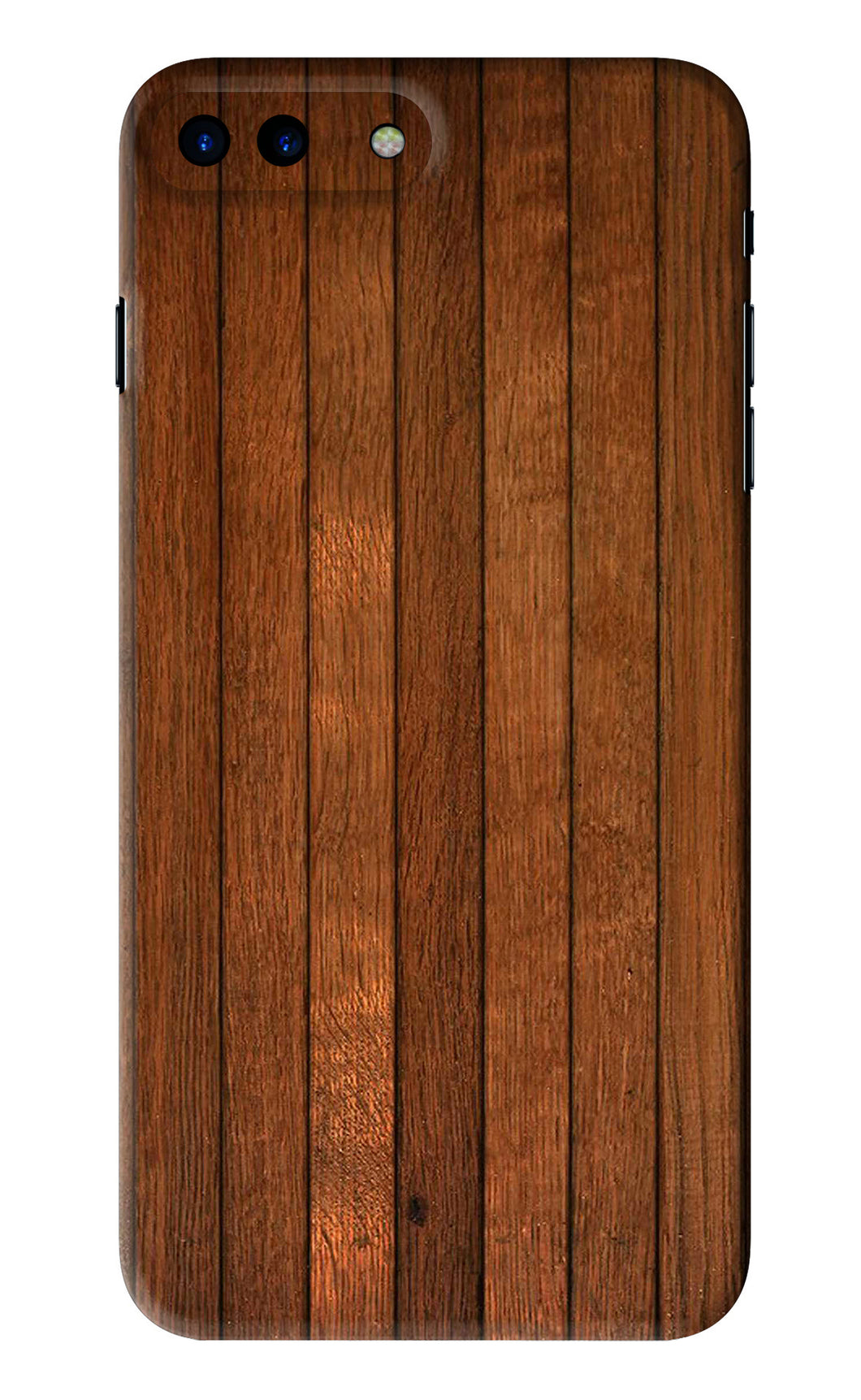 Wooden Artwork Bands iPhone 8 Plus Back Skin Wrap
