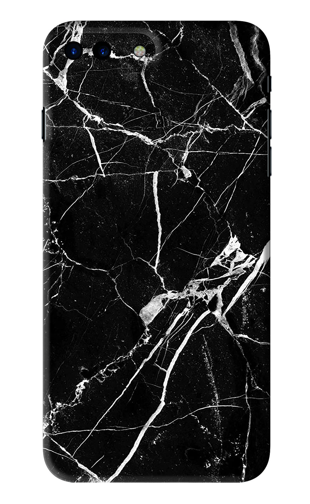 Black Marble Texture 2 iPhone 8 Plus Back Skin Wrap