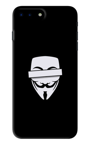 Anonymous Face iPhone 8 Plus Back Skin Wrap