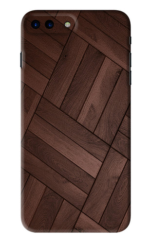 Wooden Texture Design iPhone 8 Plus Back Skin Wrap