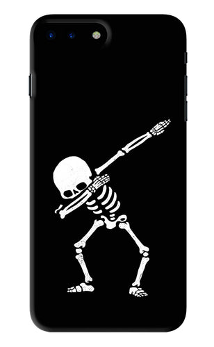 Dabbing Skeleton Art iPhone 8 Plus Back Skin Wrap