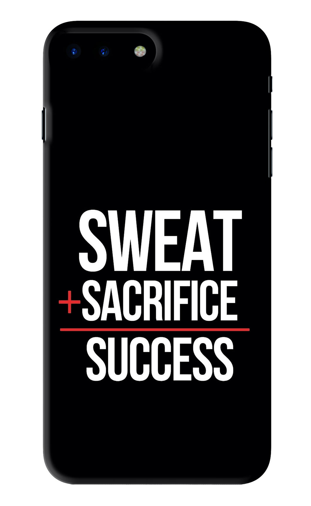 Sweat Sacrifice Success iPhone 8 Plus Back Skin Wrap