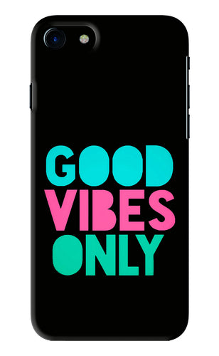 Quote Good Vibes Only iPhone 7 Back Skin Wrap