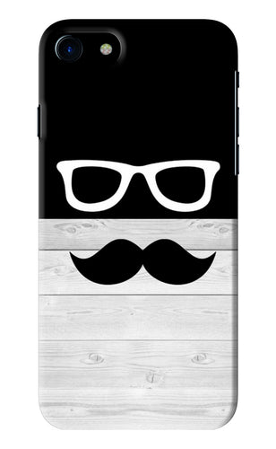 Mustache iPhone 7 Back Skin Wrap