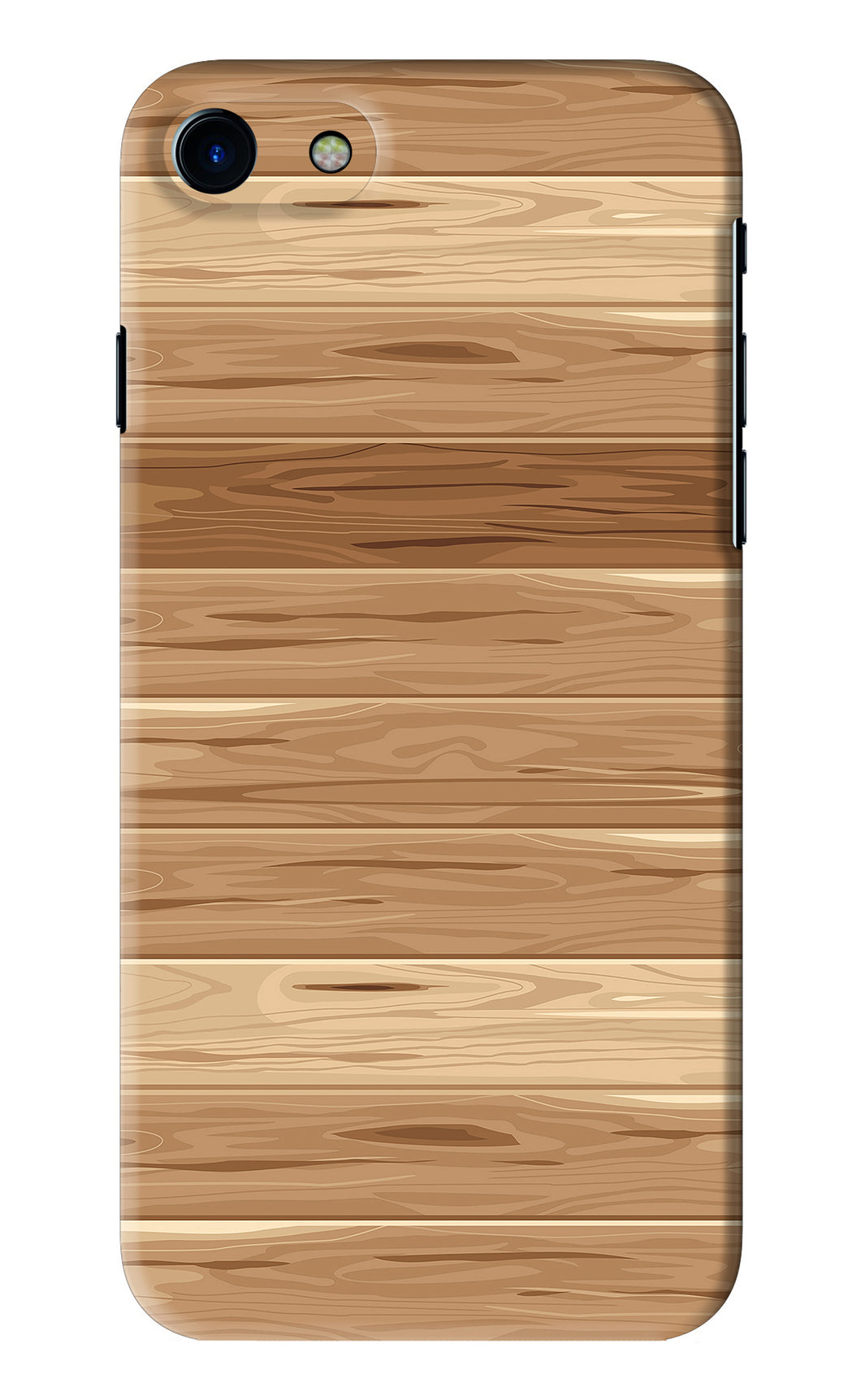 Wooden Vector iPhone 7 Back Skin Wrap