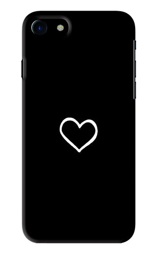 Heart iPhone 7 Back Skin Wrap